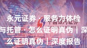 永元证券 · 服务力体检 · 实盘与托管 · 怎么证明真伪|深度报告