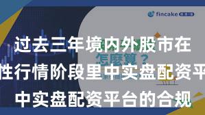 过去三年境内外股市在当前结构性行情阶段里中实盘配资平台的合规