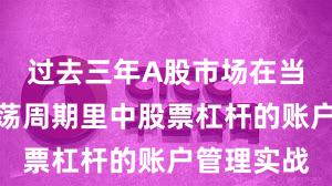 过去三年A股市场在当前宽幅震荡周期里中股票杠杆的账户管理实战